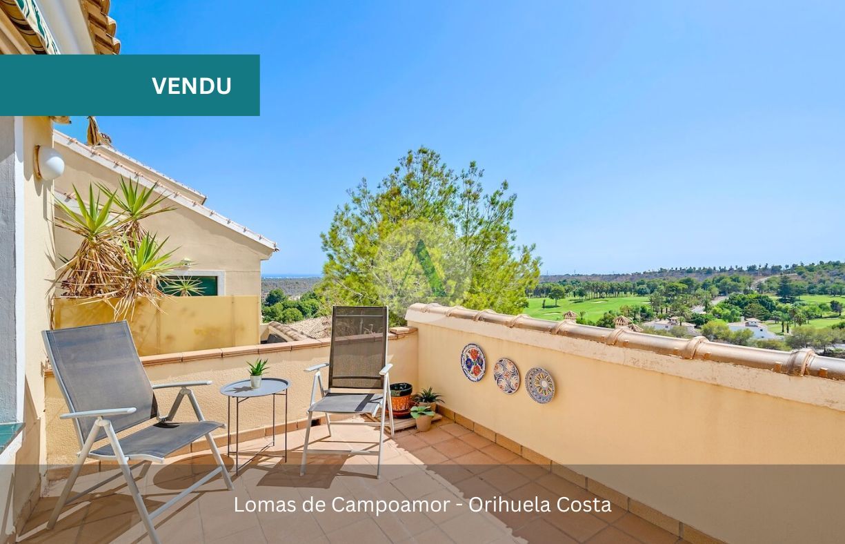 Vendu appartement Lomas de Campoamor